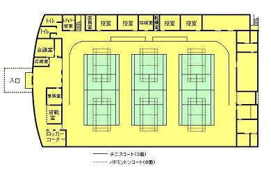 1階平面図(オフシーズン) 1階平面図(オフシーズン)