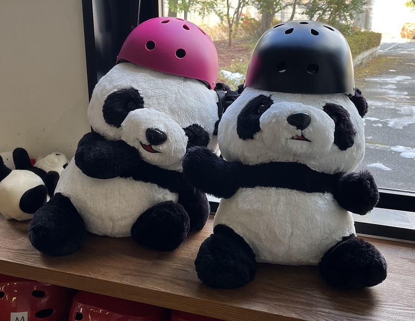 新しいヘルメット